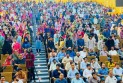 গাছের চারা দিয়ে পাবিপ্রবি প্রশাসনের ব্যতিক্রম নবীনবরণ